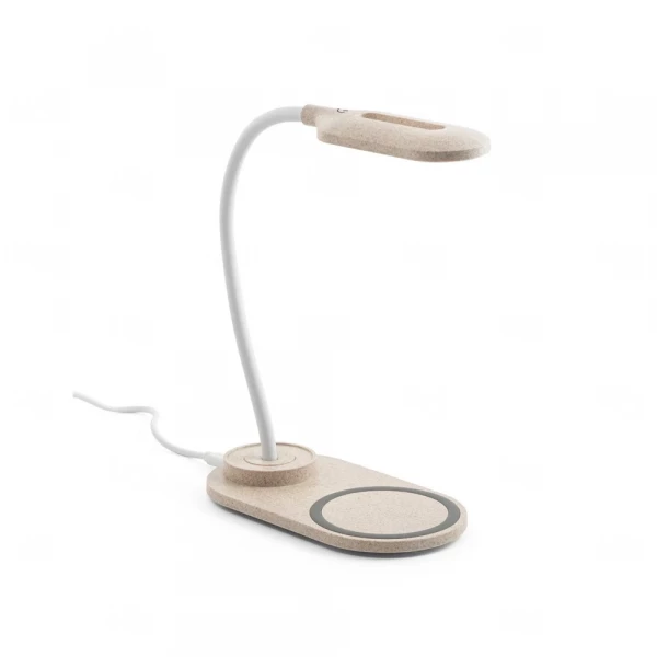 Luminária de Mesa Ecológica com Base de Carregamento 