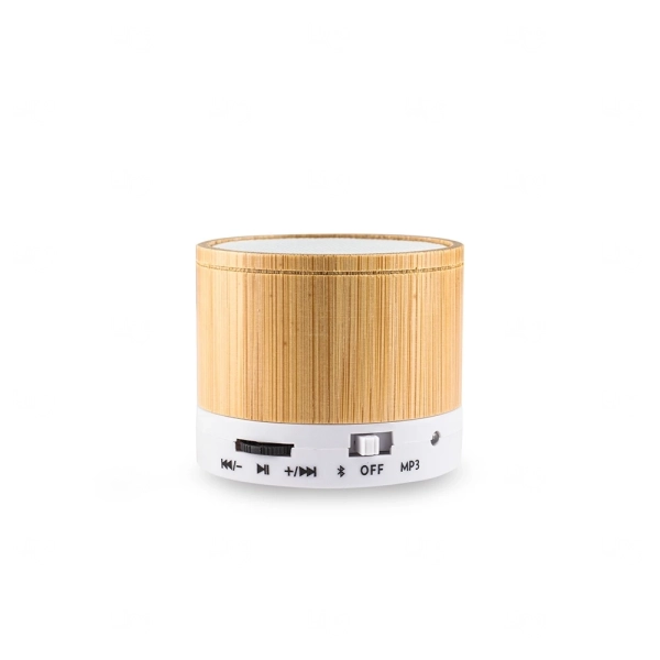 Caixa de Som em Bambum Bluetooth Personalizada 