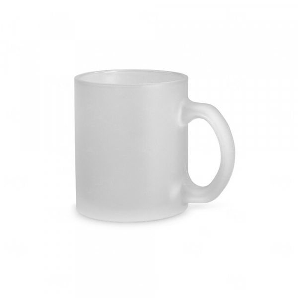 Caneca de Vidro Fosco 340ml Personalizada 