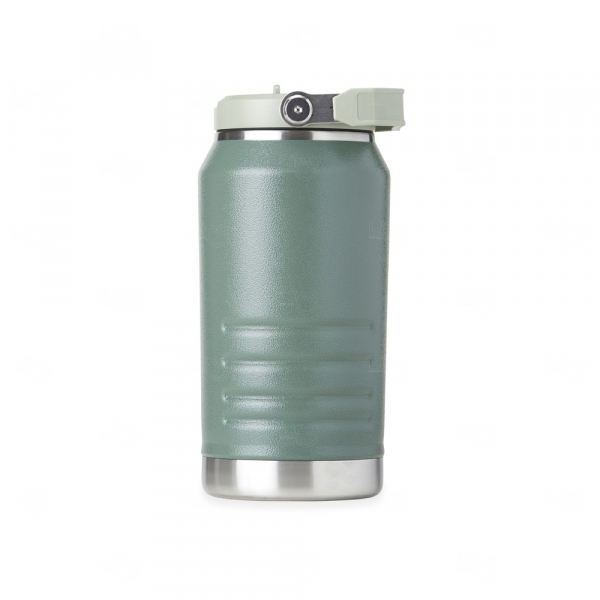 Garrafa Térmica Inox 1,1L com Alça e Bico Flip Personalizada 