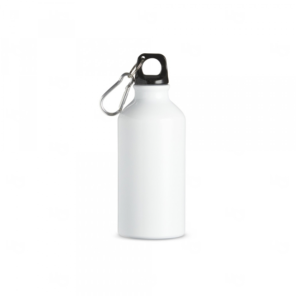 Garrafa Alumínio 420ml com Mosquetão Personalizado 
