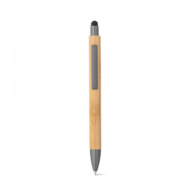 Caneta em Bambu com Touch Personalizada 