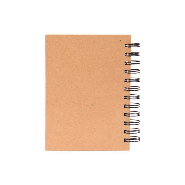 Agenda Diária 2026 Kraft com Wire-O Personalizada - 17x13,5cm 