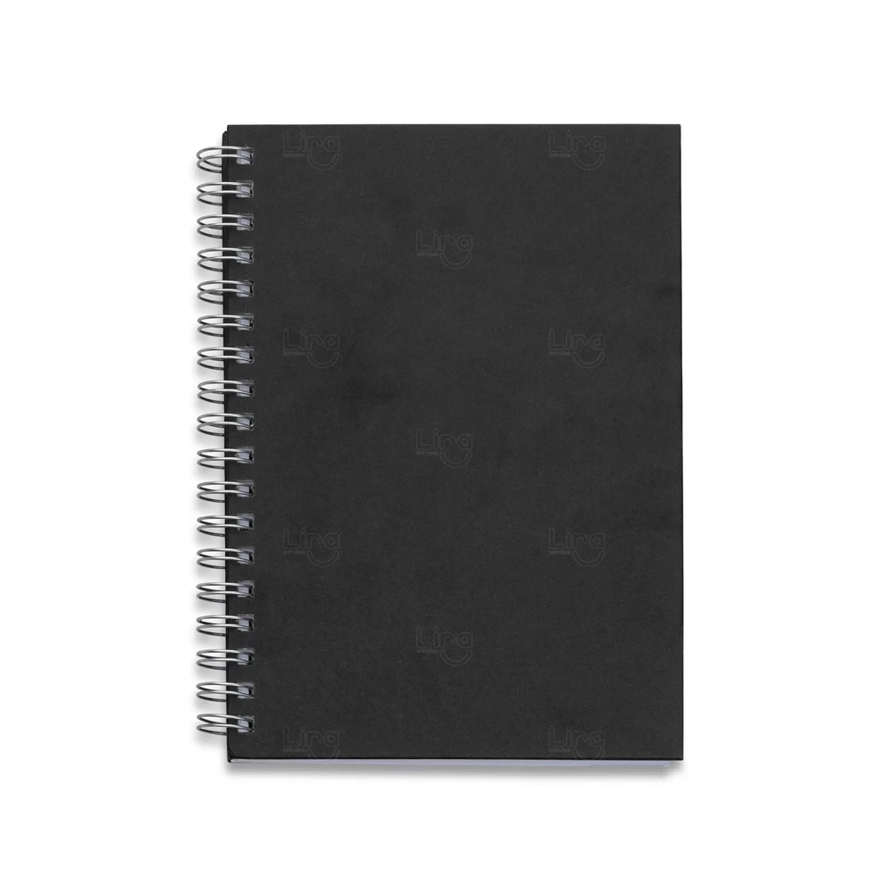 Caderno Capa Kraft Colorida Personalizado - 24,2 x 18 cm 