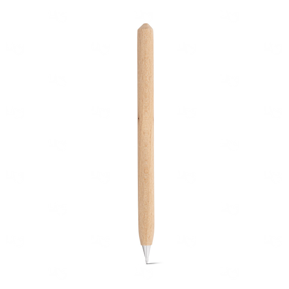Caneta de Madeira Personalizada 