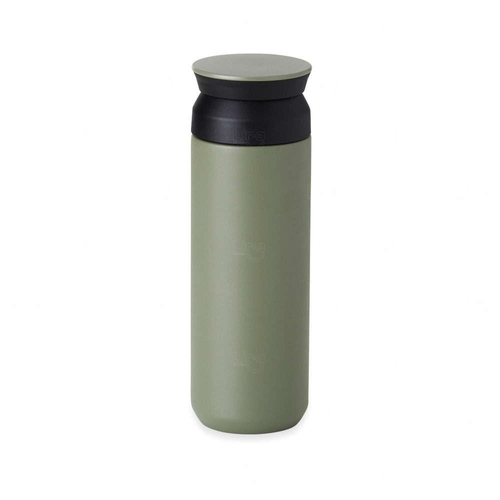 Garrafa Térmica 470ml Inox com Tampa Dupla Personalizada 
