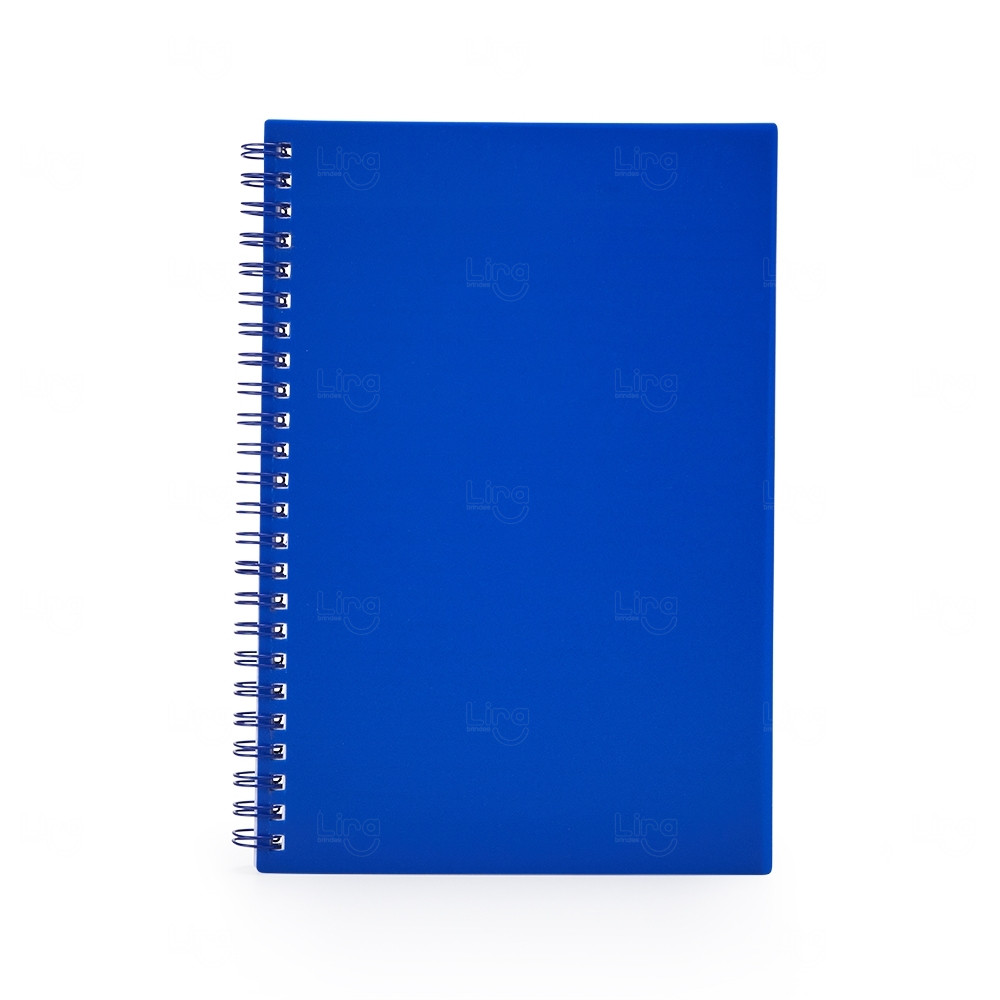 Caderno A5 Plástico Personalizado - 21,2 x 15 cm 