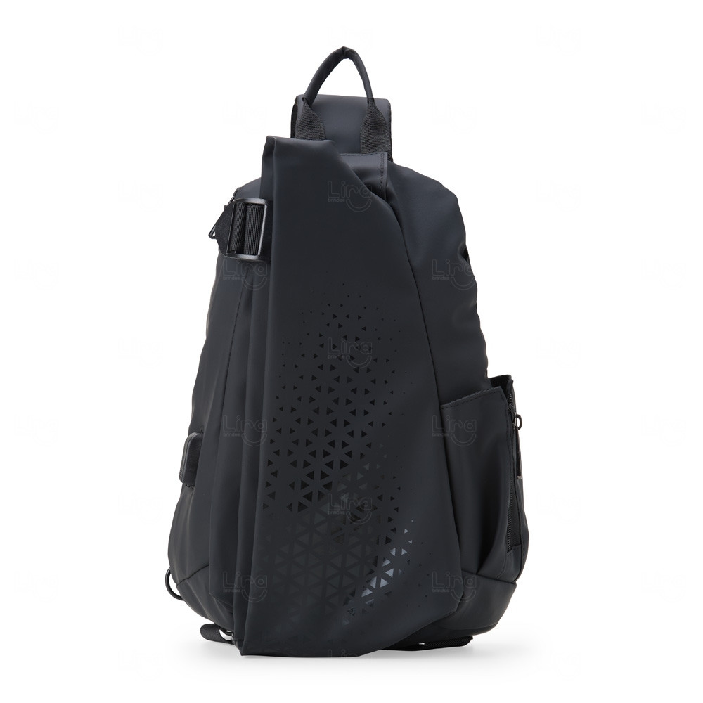 Mochila de Ombro Esportiva 16L Personalizada Preto
