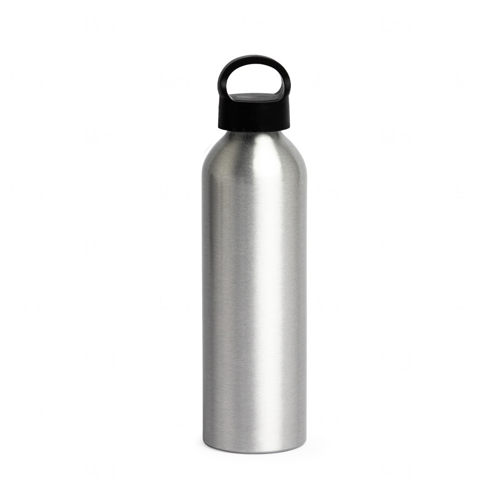 Garrafa de Alumínio 630ml Personalizada Prata