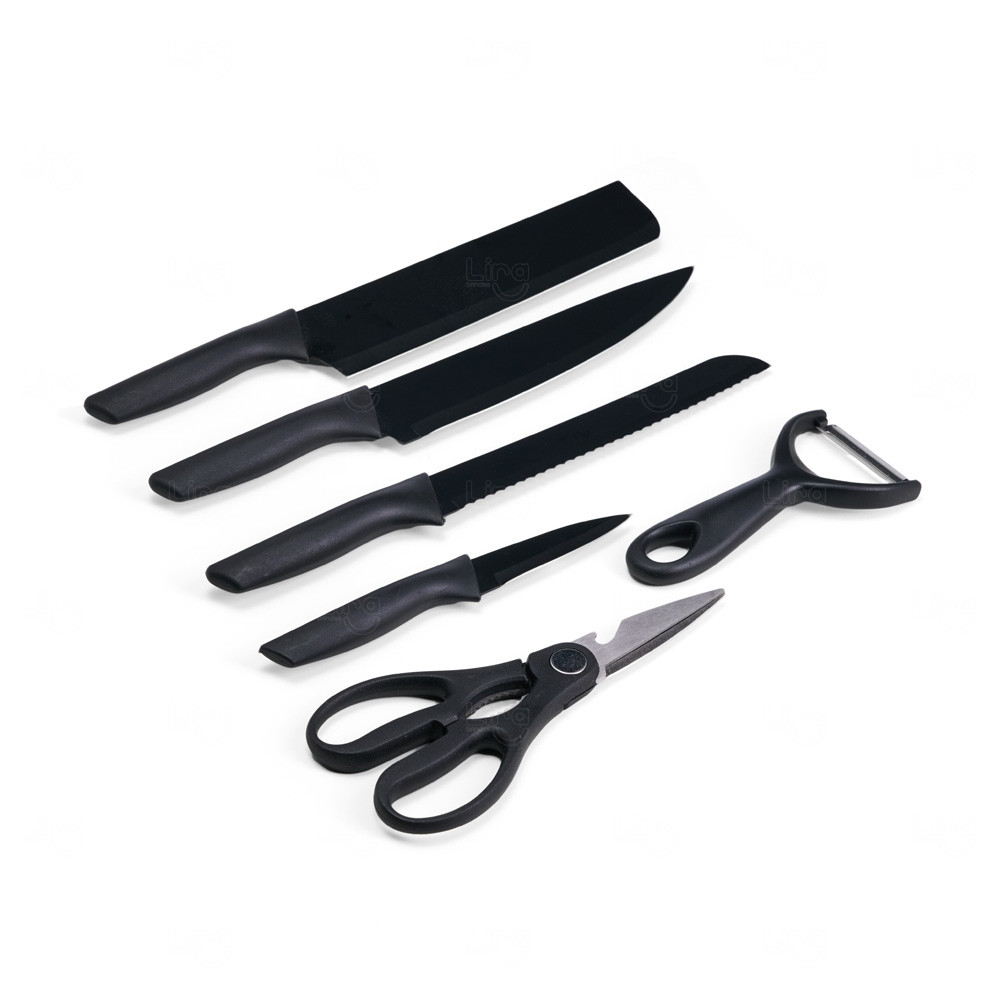 Kit de Facas para Churrasco Personalizado - 6 Peças 