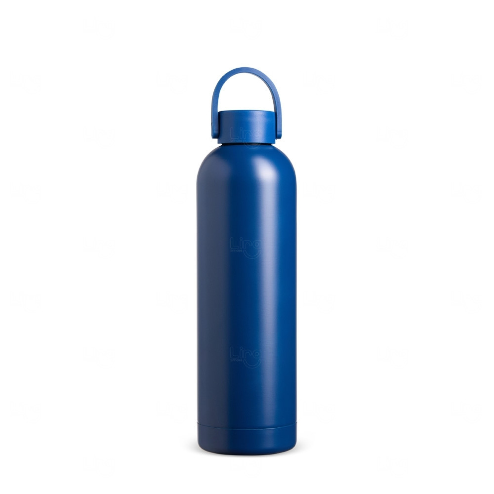 Garrafa Térmica Inox com Alça Emborrachada Personalizada - 750ml 