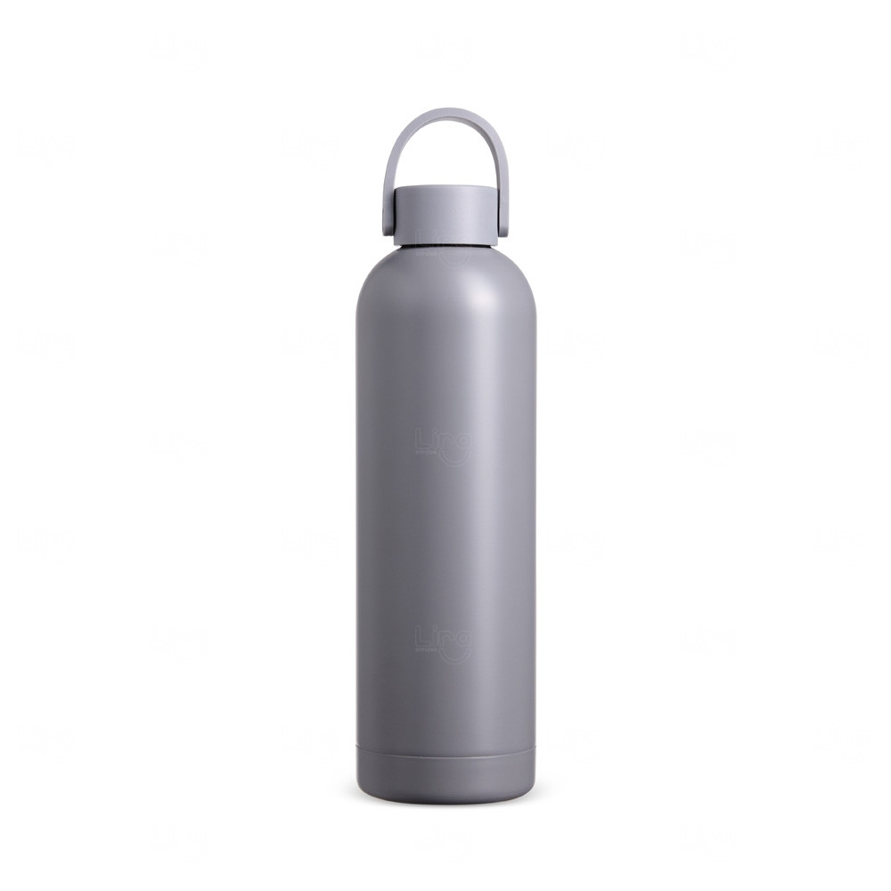 Garrafa Térmica Inox com Alça Emborrachada Personalizada - 750ml 