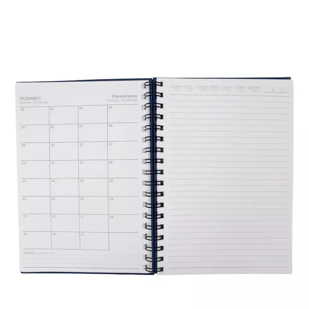 Caderno Capa Cromato Personalizado - 23,2 x 16,5 cm 